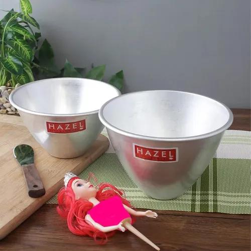 HAZEL Aluminium Doll Frock Cake Mould Set of 2 Medium and Large