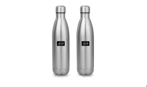 InKitch Stainless Steel Insulated Water Bottle- 24 Hrs Hot or Cold (500 Ml, 2)