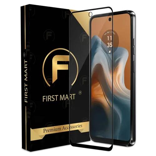 FIRST MART Premium Tempered Glass for Motorola G34 5G / G32 5G / G73 5G / G54 5G with Edge to Edge Coverage and Easy Installation Kit, Pack of 1