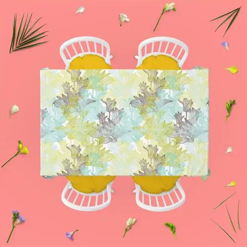 ArtzFolio Tulip Flowers D2 | Table Cloth Cover for Dining & Center Table