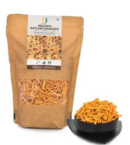 MATRATVA Namkeen Organic Healthy Snack | Fried in Cold Pressed Groundnut Oil | Healthy Indian Snacks | No Preservatives