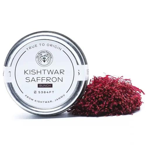 The Healing Himalayas Original Kishtwar Saffron Bunch/Authentic Gucchi Kesar for Wellness & Beauty