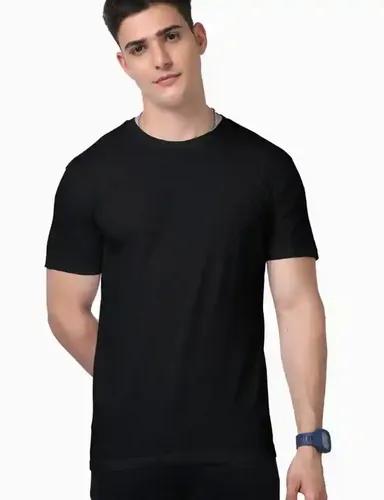 Everyday Essentials - Iconic Premium Supima Cotton - Plain Unisex straight fit T-shirt - Black