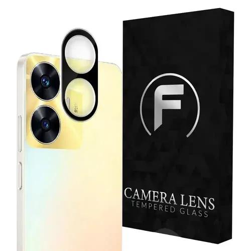 FIRST MART Camera Lens Protector for Realme C55 5G | Tempered Glass 9H Hardness Camera Cover Screen Protector | Black & Case Friendly