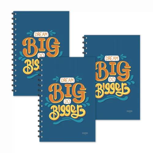 Dream Big Do Better Motivational Diaries - Pack Of 3