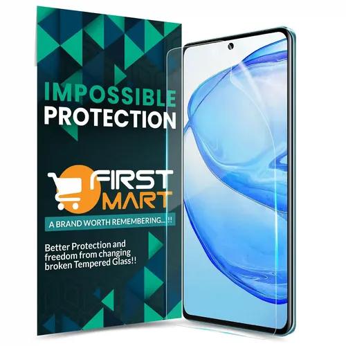 FIRST MART Screen Protector for Vivo V27 Pro 5G - Nano Fiber Unbreakable Membrane Case Friendly Full Edge to Edge Screen Coverage & Installation Kit (Crystal Clear)