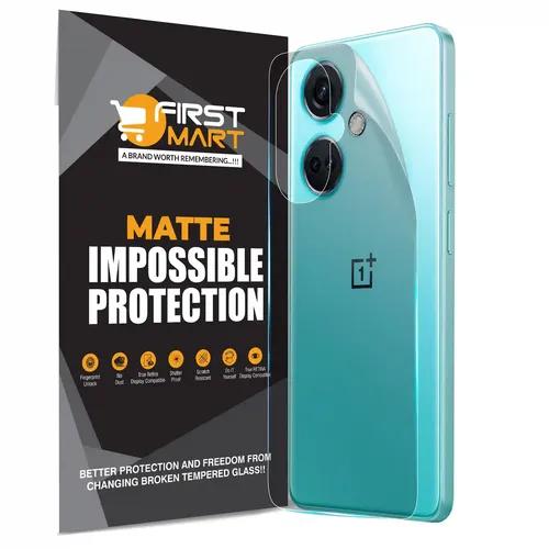 FIRST MART Matte Screen Protector for OnePlus Nord CE 3 5G - Edge to Edge Back 4 Layer Ultra Thin Unbreakable Membrane - Case Friendly Screen Coverage & Installation Kit