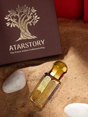 ATARSTORY Qamar Oudh Best Attar Alcohol Free Roll On For Daily Use | Long Lasting Fragrance | Attar For Men And Women - 12Ml