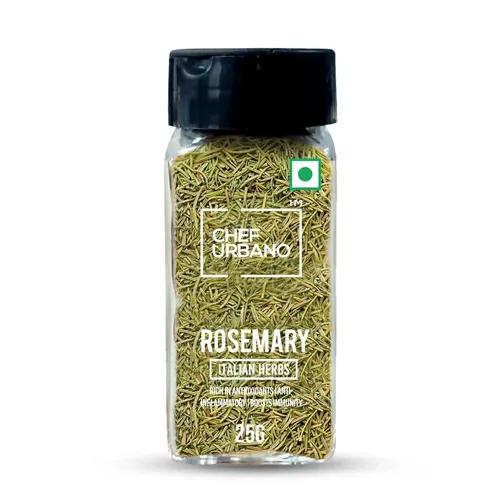 Chef Urbano Rosemary Sprinkler | 100% Natural | for Cooking Seasoning Pasta Soups Salad Chicken Herbs Bread Tea | Premium Herbs and Spices | Dried Leaves