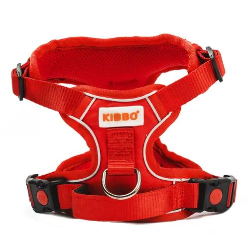 KIBBO Premium Reflective Vest Dog Harness | Soft Breathable Mesh and Oxford Nylon Fabric | Padded Control Handle with No Pull Front & Back Clip | Adjustable Straps and Dual Lock Buckle