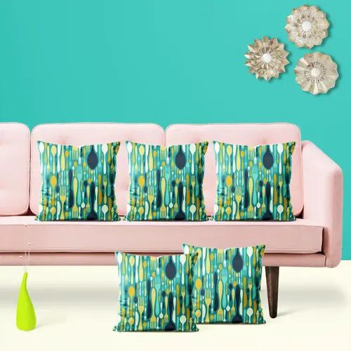 ArtzFolio Cutlery | Decorative Cushion Cover for Bedroom & Living Room