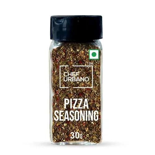 Chef Urbano Pizza Seasoning Spice | Italian Pizza / Pasta Oregano | Imported Herb Sprinkler | All Natural Premium Spices | All Purpose Seasoning | Glass Bottle | Vegetarian