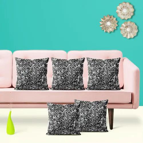 ArtzFolio Alphabets | Decorative Cushion Cover for Bedroom & Living Room