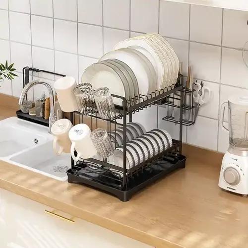 ARHAT ORGANIZERS Double Layer Dish Rack