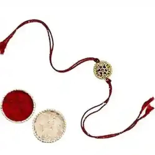 Circular Vintage Multicolor Rakhi