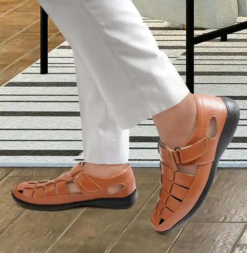 WUGO::Latest Fabulous Men Sandals|Roman Sandals/Outdoor Sandal For Men's & Boys-104-Sandal-TAN