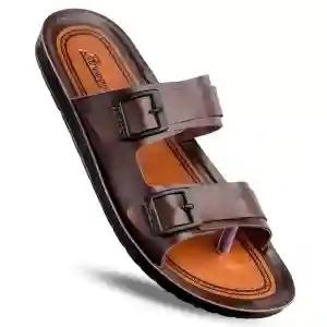 Paragon Vertex Casual Fashionable Lightweight Chappal 6798 Vertex - Brown