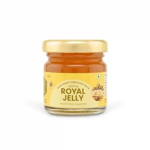 Shiva Organic Raw Honey Enriched with 2% Royal Jelly: A Natural Blend of Purity and Royalty