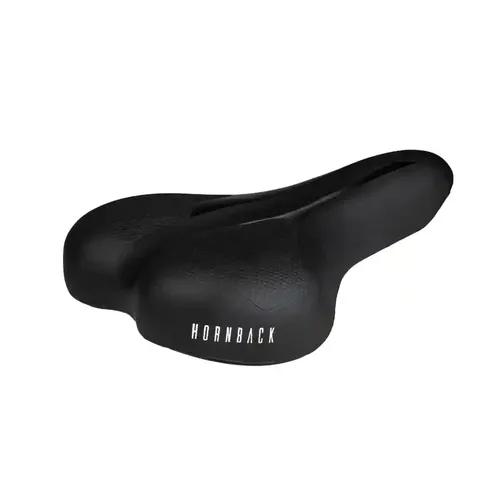 Hornback ComfortPro Wide Comfortable Bicycle Seat with High Density Polyurethane Foam and Water-Resistant Seamless Synthetic Cover, Fit for Road Mountain BMX MTB Bike