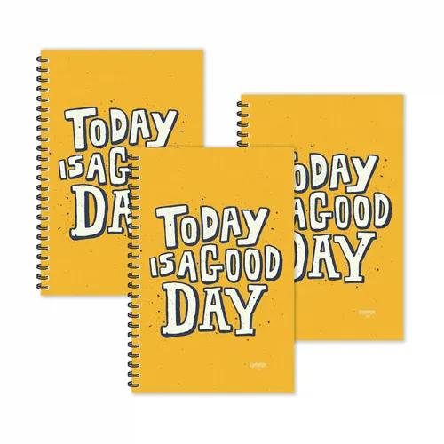 Today Is Good Day Motivational Ruled Diaries - Pack Of 3