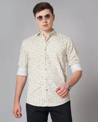 Yellow Milano Print Shirt