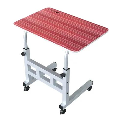 Portronics My Buddy D Wood Multipurpose Movable & Adjustable Table for Computer & Laptop(Crimson Red)