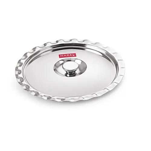 HAZEL Stainless Steel Utensil Cover Lid, 19 cm, Silver