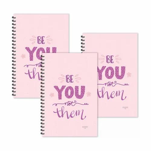 Be You Not Them Motivation Ruled Diaries - Pack Of 3