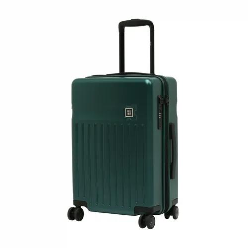 EUME Classic Cabin 55 Cm Luggage Trolley Bags For Travel |Polycarbonate (Pc) ( Forest Green)