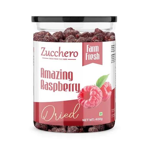 Zucchero Amazing Dried Raspberry [Anti-oxidant Rich] 400g | Crunchy & Chewy Texture