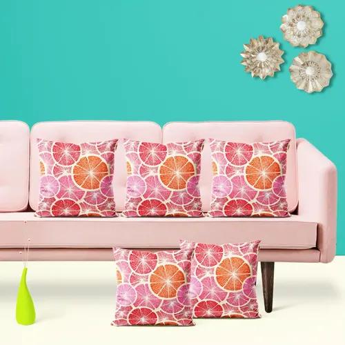 ArtzFolio Grapefruit | Decorative Cushion Cover for Bedroom & Living Room