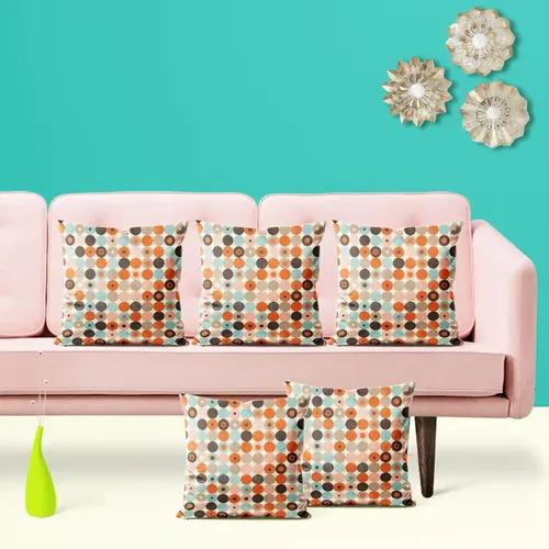 ArtzFolio Abstract Retro D2 | Decorative Cushion Cover for Bedroom & Living Room