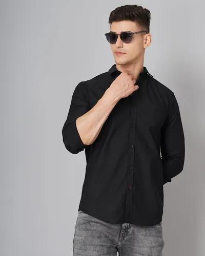 Black Delta Solid Shirt