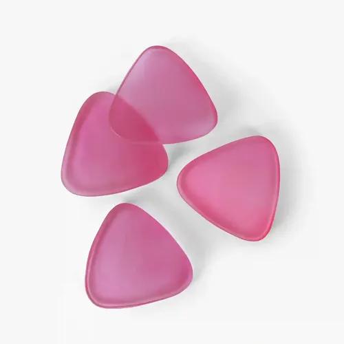 CASA DECOR Glass Passion Pink Triangle Coasters Kitchen Accessories Items for Your Home, Office | Dining Table Decorative Items for Coffee Mug, Tea Cups, Glass Coaster