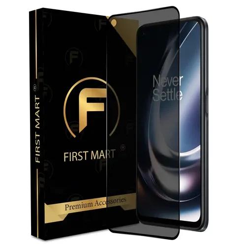 FIRST MART Privacy Tempered Glass for OnePlus Nord CE 2 Lite 5G (6.59 Inch) with Easy Installation Kit| Case Friendly Edge to Edge Privacy Screen Protector