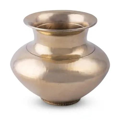 ALODIE - Brass Lota for Puja Explore Brass Kalash for Pooja - Sacred Pooja Lota Essentials Brass Kalasam Chembu for Pooja and More for Pital Ka Lota Spiritual Rituals Pooja Kalash (4.2 Inches)