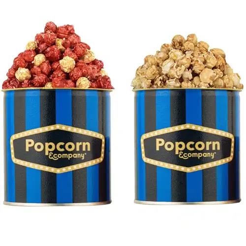 Popcorn & Company Festive Gift Combo- 260 Gm(Caramel Crisp -130 Gm & Red Velvet Popcorn -130 Gm)