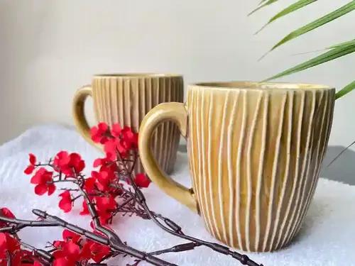 Amarilla Coffee Mugs - Yellow