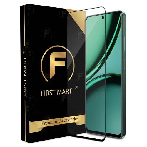 FIRST MART Premium Tempered Glass for Realme Narzo 70X 5G with Edge to Edge Coverage and Easy Installation Kit, Pack of 1