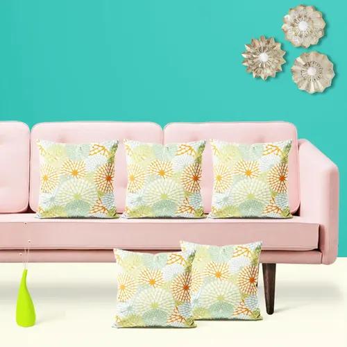 ArtzFolio Floral Texture D1 | Decorative Cushion Cover for Bedroom & Living Room