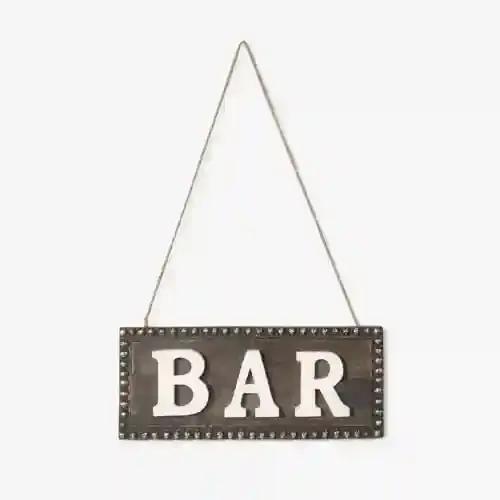 CASA DECOR To the 'BAR' Wall Hanging Wall Art Hanging for Bar Restaurant Kitchen Dining Area Wall Decor Decorative Wall Hanging Wooden Art Decoration item for Living Room & Home Decor