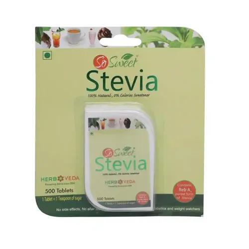 So Sweet Stevia 500 Tablet Dispenser 100% Natural Sweetener - Sugarfree