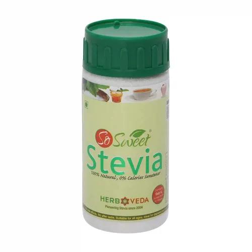 So Sweet Stevia Powder Sugar free Natural Sweetener Zero Calorie 100g