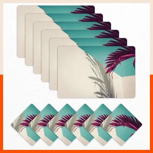 Polypropylene Table Mats & Coasters for Dining Table at Home (UMBRA - Set of 6)